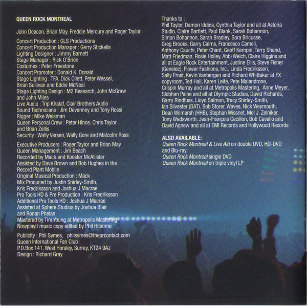 Queen  Rock Montreal : Booklet14